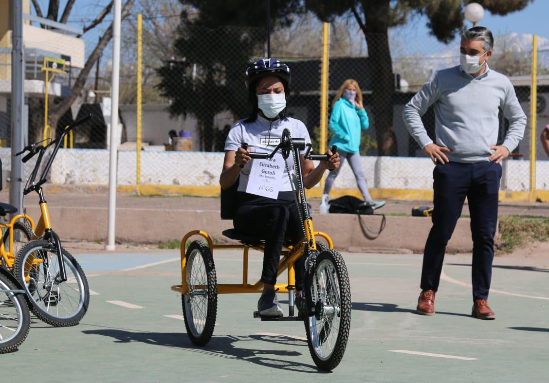 Bragagnolo estuvo en las pruebas fuerza las bicis