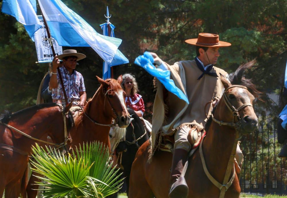 Andrés Lalanne y sus caballos