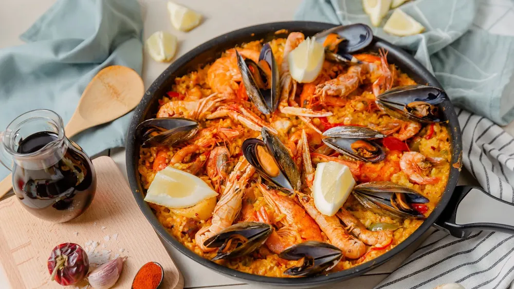 Receta de paella