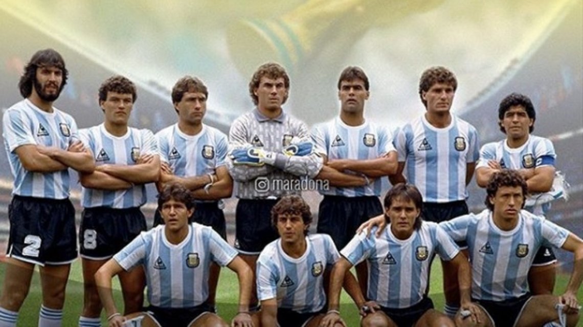 El emotivo recuerdo de Maradona a sus compañeros campeones ...