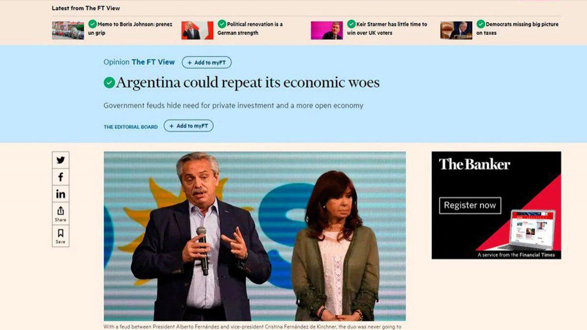el-financial-times-advirtio-la-crisis-economica-sanitaria-y-politica-del-pais