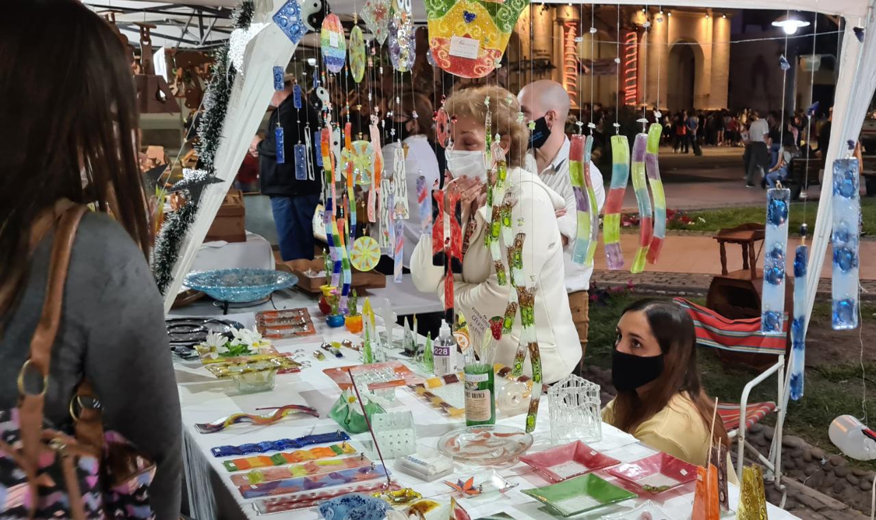 Feria en la Plaza de Luján