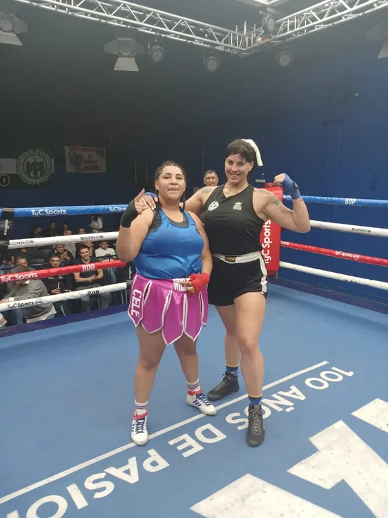 CELESTE MEDINA 1ER FOTO PELEA