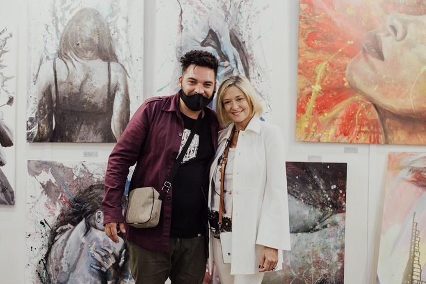 El artistas plástico Germán Legrand