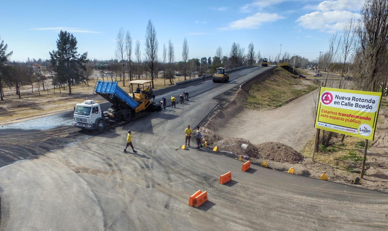 Construcción Rotonda Boedo y Acceso Sur