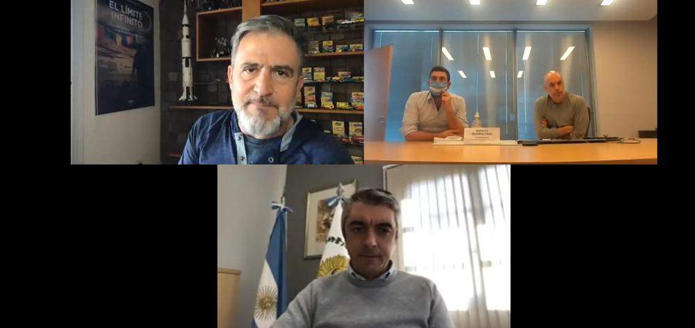 Bragagnolo le presentó a Larreta el programa Pedaleando juntos
