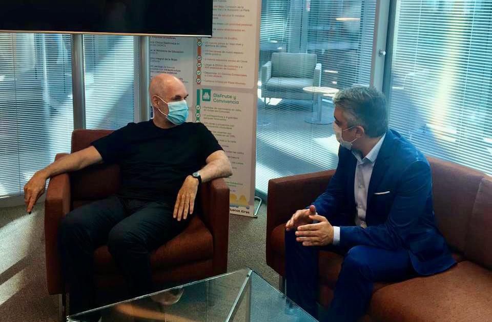 Larreta y Bragagnolo en CABA