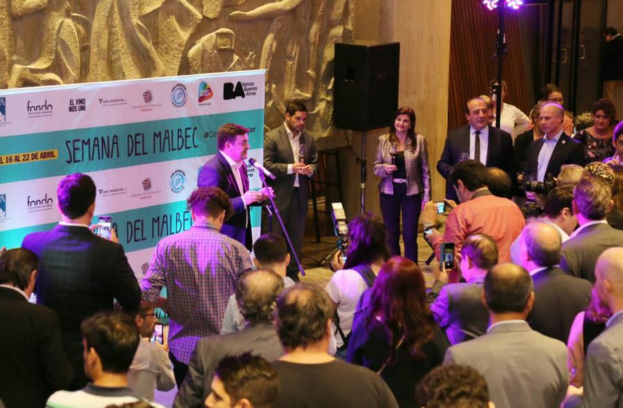 De Marchi en el día Mundial del Malbec