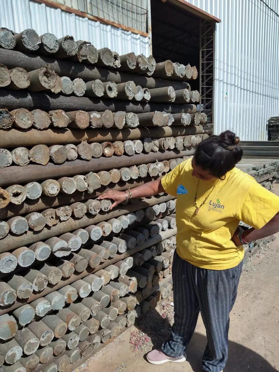 Material de construcción reciclado