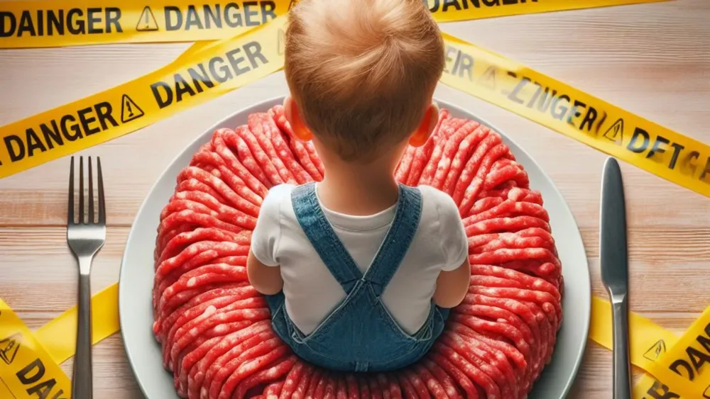 ¿Por qué no darle carne picada a menores de 5 años