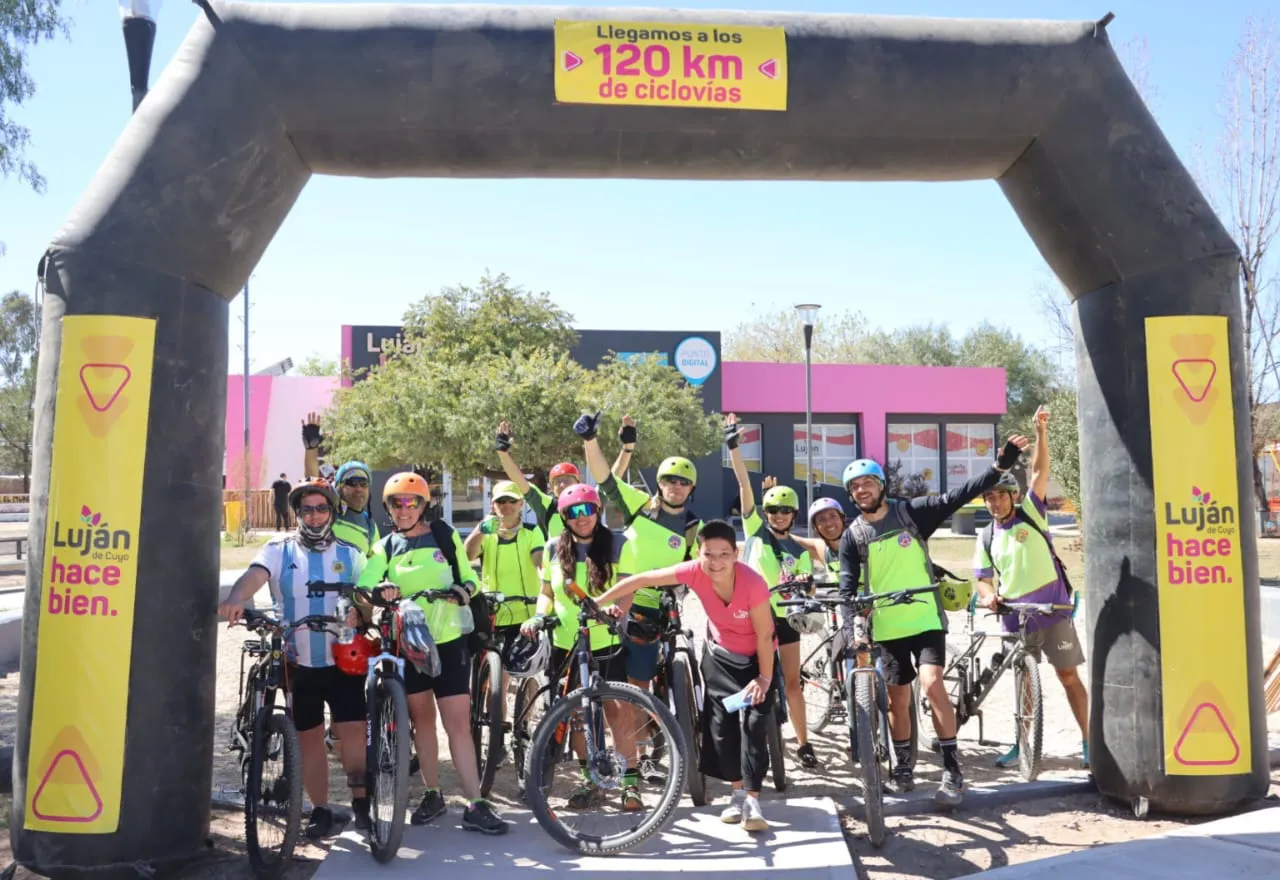 Bicicleteada por los nuevos tramos construidos