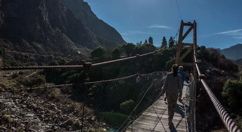 Cacheuta - Puente colgante