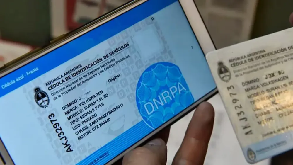 Eliminación de la cédula azul