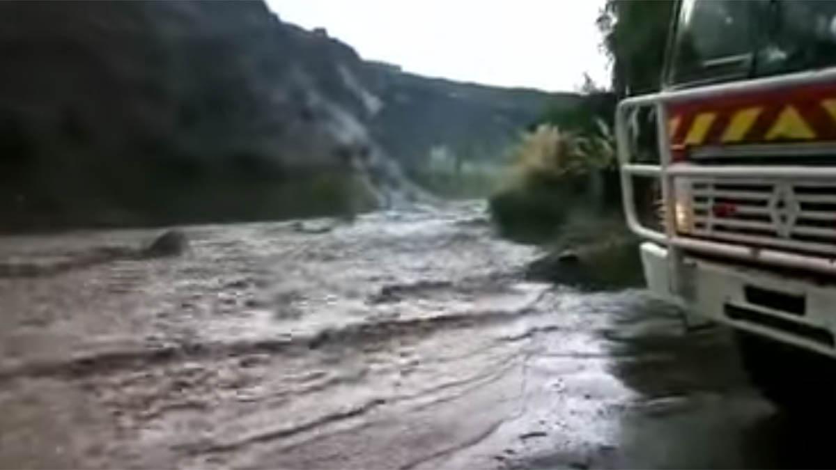 video-asi-fue-el-desborde-un-rio-potrerillos-la-tormenta