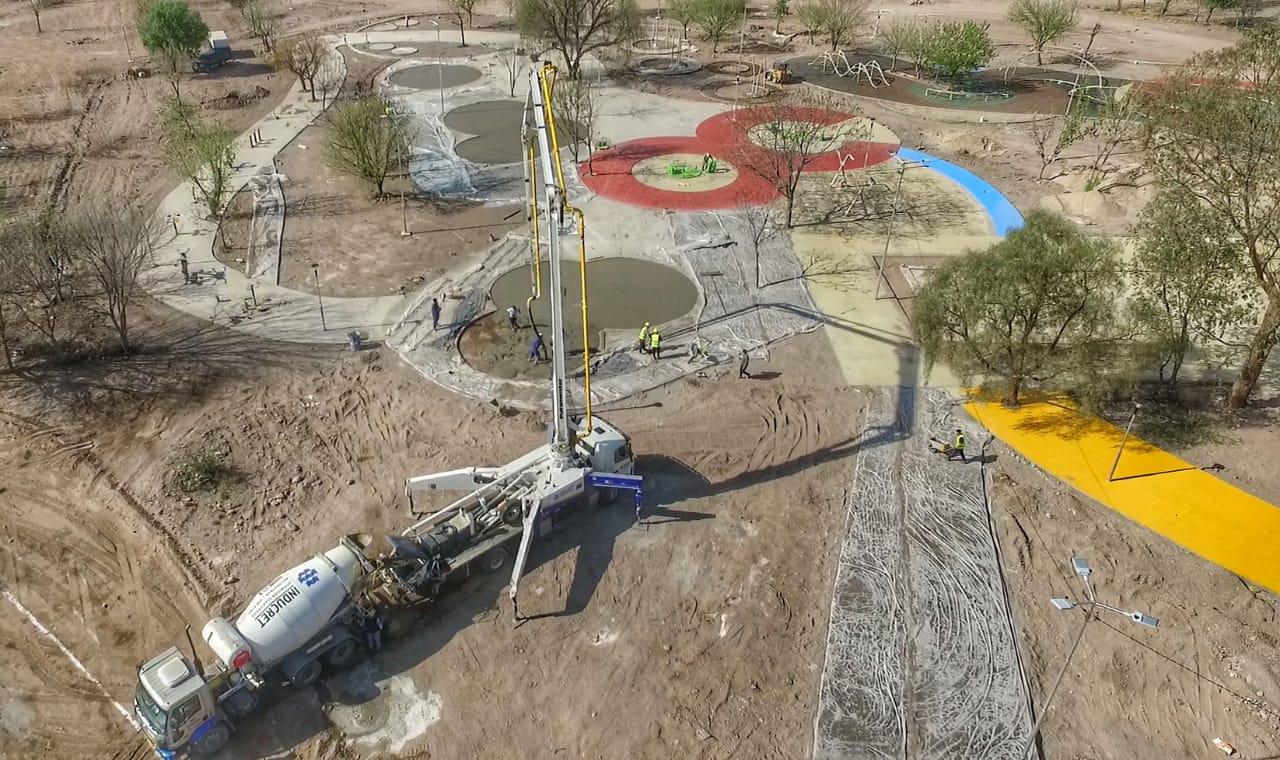 Obras en el Parque Ribera