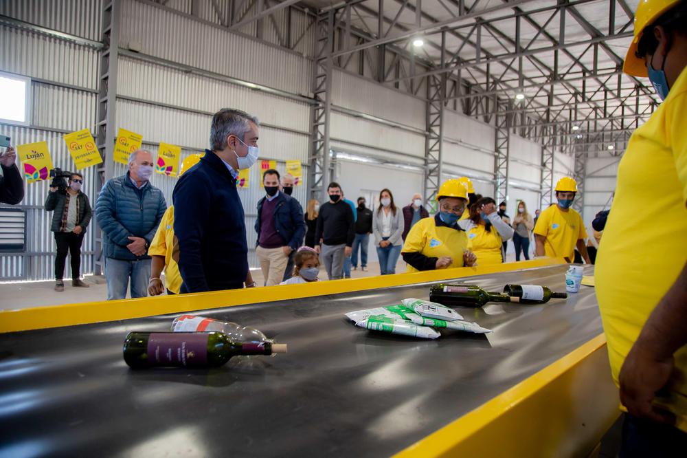 Bragagnolo en el interio del Centro Verde