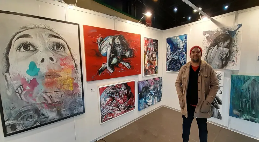 Germán Legrand en la muestra