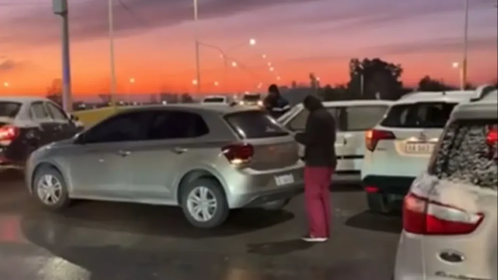 Accidentes por hielo en Luján