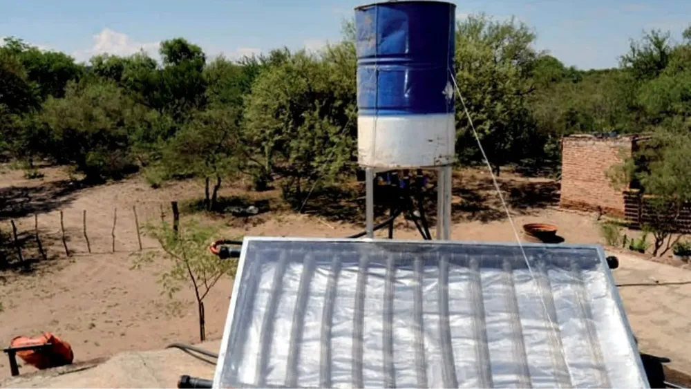 Termo tanque solar casero