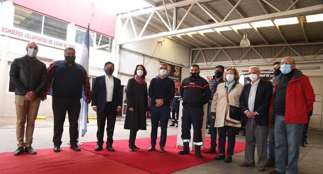 Jornada histórica en el Cuartel de Bomberos Voluntarios de Luján