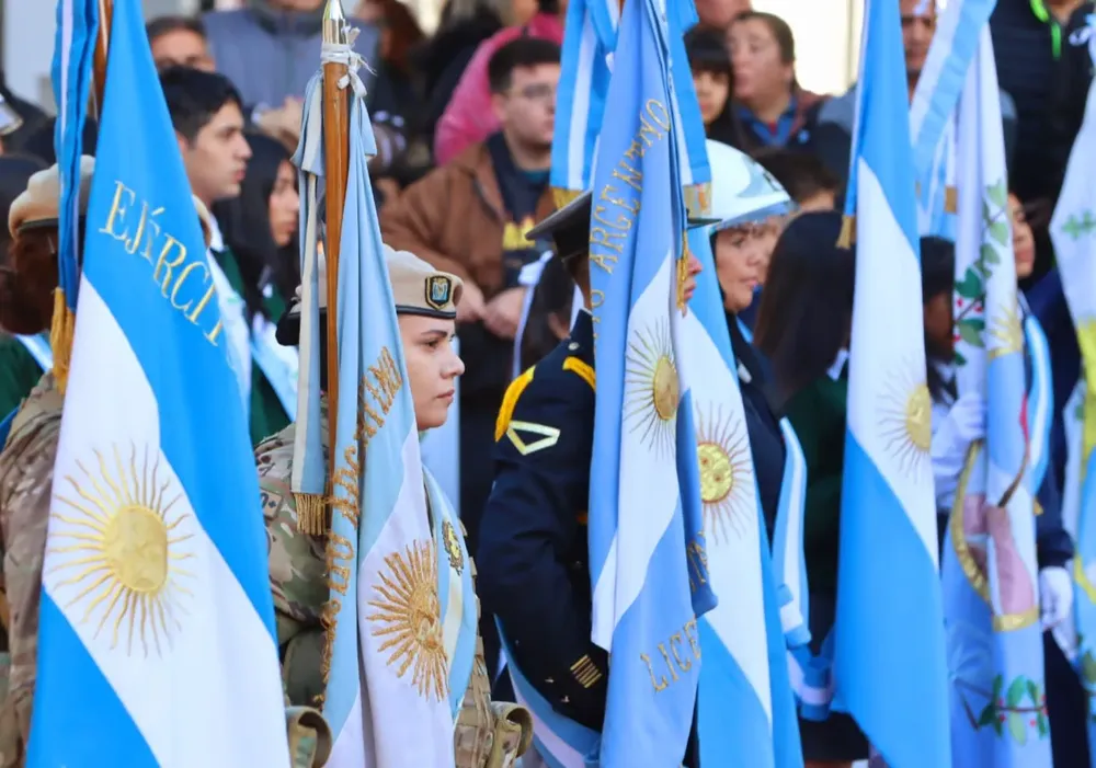 Acto Aniversario en la Plaza San Martín