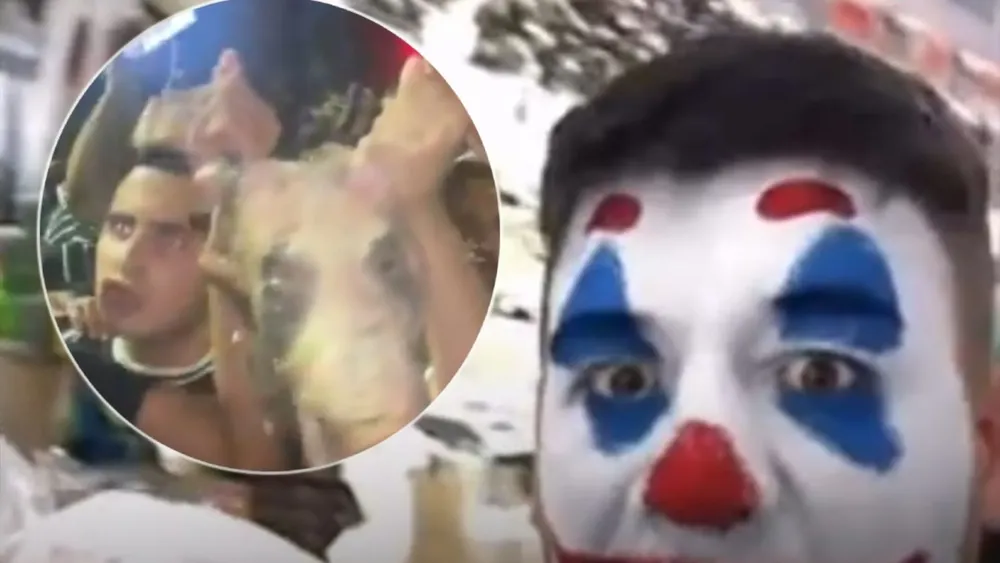 Preso por lanzar cabeza de cerdo